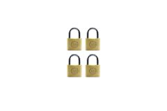 YALE YE1/20/111/4 KA x 4 20mm Padlock Visual Packed